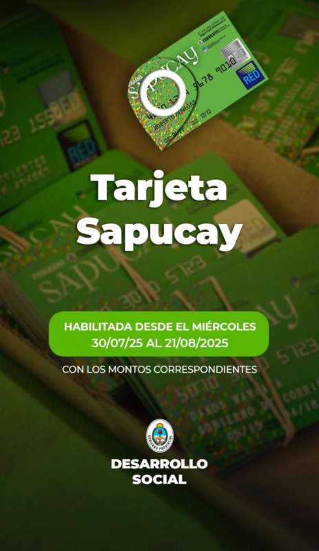 Tarjeta Sapucay